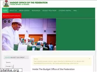 budgetoffice.gov.ng