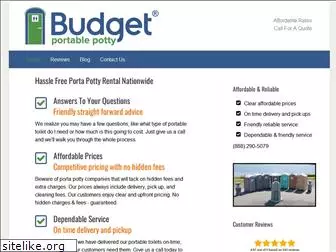 budgetportapotty.com