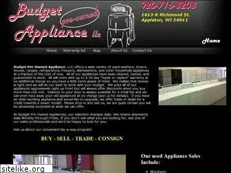 budgetpreownedappliance.com