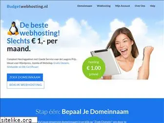 www.budgetwebhosting.nl