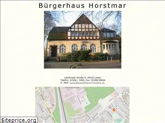 buergerhaus-horstmar.de