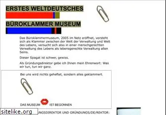 bueroklammermuseum.de