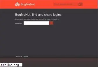 bugmenot.com