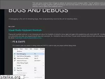 bugsanddebugs.blogspot.com