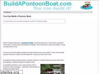 buildapontoonboat.com