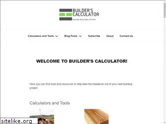 builderscalculator.com