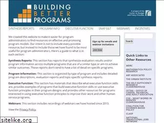 buildingbetterprograms.org