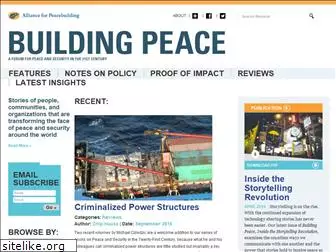 buildingpeaceforum.com