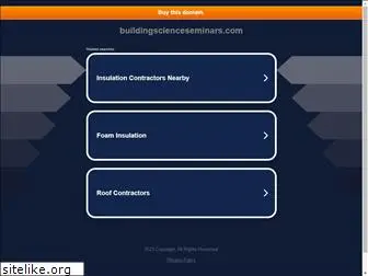 buildingscienceseminars.com