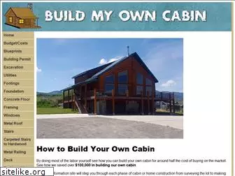 buildmyowncabin.com