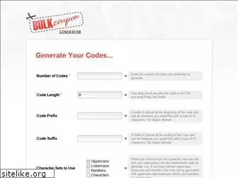 bulkcoupongenerator.com