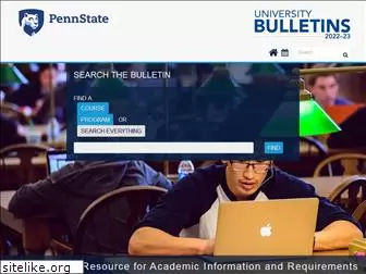 bulletins.psu.edu