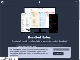 bundlednotes.com