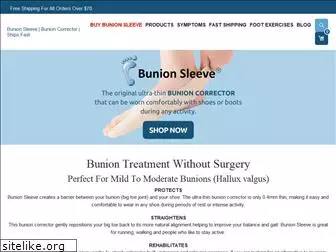 bunionsleeve.com