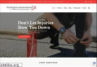 burlingtonsportstherapy.com