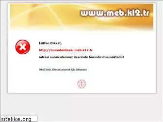 bursafenlisesi.meb.k12.tr - www.meb.k12.tr-t.c. millî eğitim bakanlığı