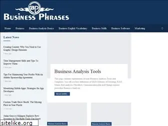 businessphrases.net