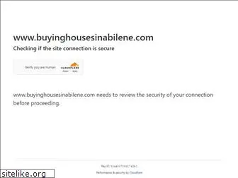 buyinghousesinabilene.com