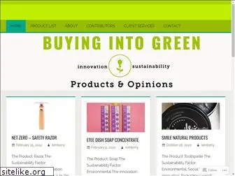 buyingmywaytogreen.com