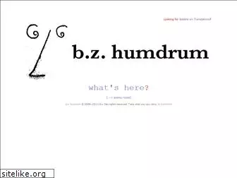 bzhumdrum.com