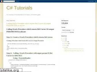 c-sharp-tutorials-4-0.blogspot.com