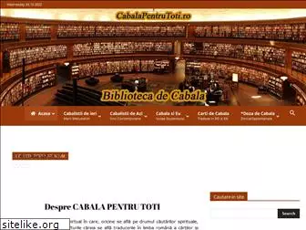 www.cabalapentrutoti.ro