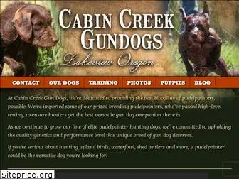 cabincreekgundogs.com