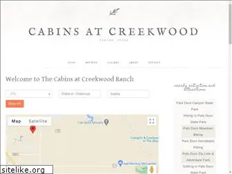 cabinsatcreekwood.com