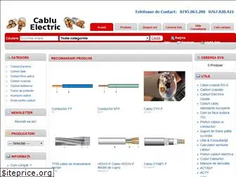www.cabluelectric.ro website price