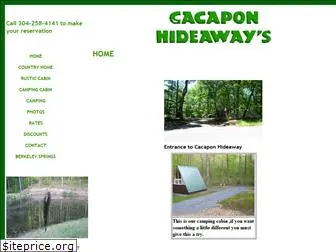 cacaponhideaway.com