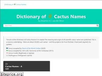 cactusnames.org