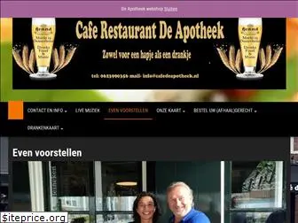 cafedeapotheek.nl
