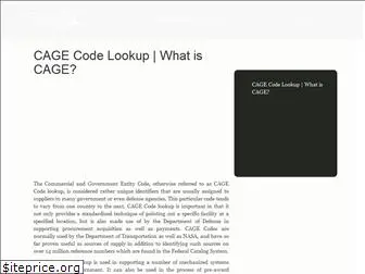 cagecodelookup.net