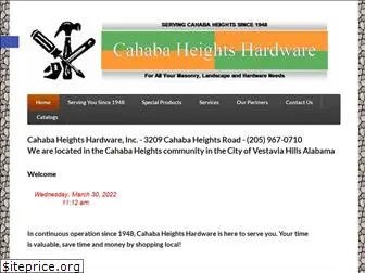 cahabaheightshardware.com