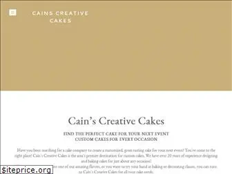 cainscreativecakes.com
