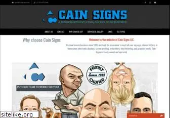 cainsigns.com