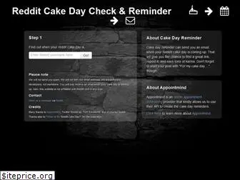 cakedayreminder.com