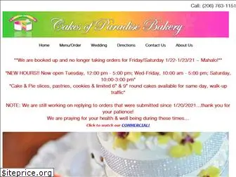 cakesofparadisebakery.com
