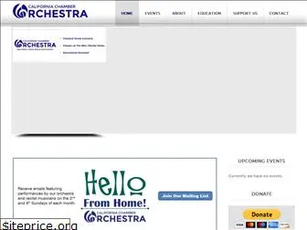 calchamberorchestra.org