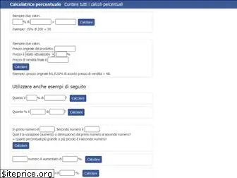 calcolatricepercentuale.com