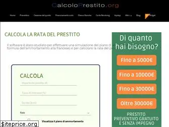 calcoloprestito.org