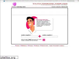 www.calculadoradelamor.com