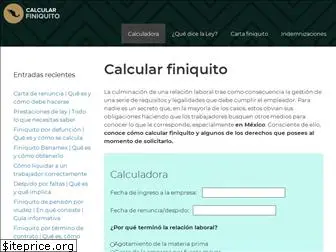 calcularfiniquito.com.mx