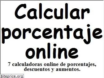 calcularporcentajeonline.com