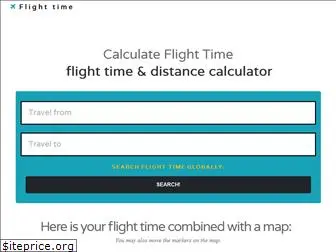 calculateflighttime.com