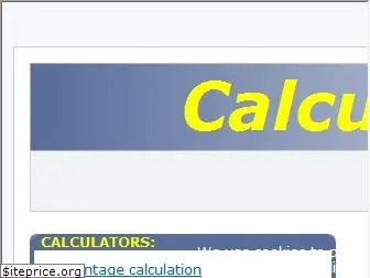 calculatepercentage.in