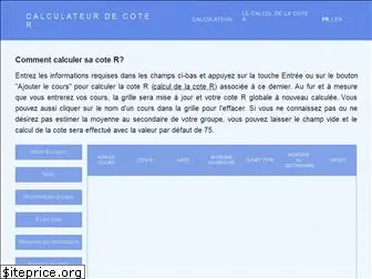 calculateurcoter.com