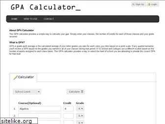 calculatinggpa.com