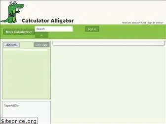 calculatoralligator.com