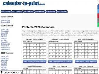 calendar-to-print.com